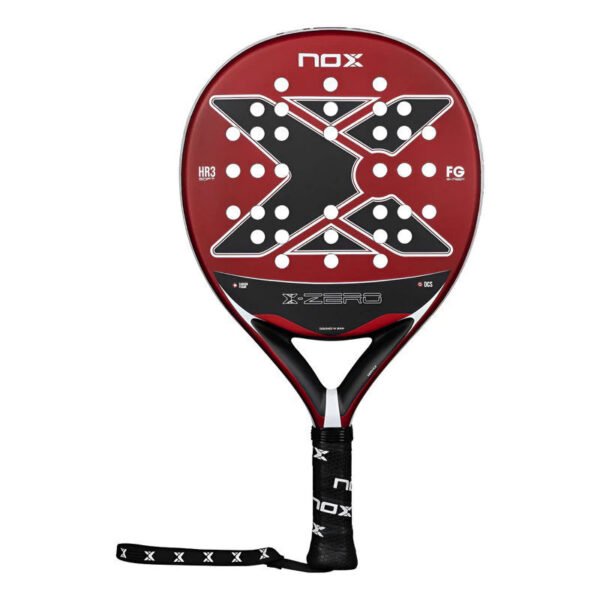 Pala de Padel Nox X-zero Roja Fibra De Vidrio 3k Rojo