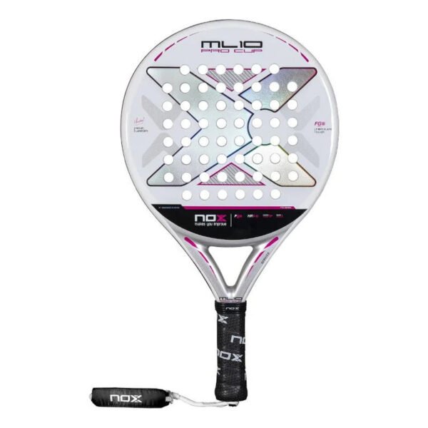 Pala de Padel Nox Ml 10 Pro Cup Silver By Miguel Lamperti 2025 Blanco