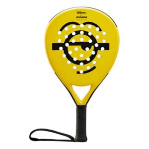 Pala de Padel Minions Face Blade Junior Wilson Para Niños 300gr Amarillo