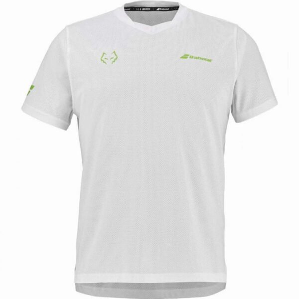 Camiseta Babolat Crew Neck Tee JL Blanco