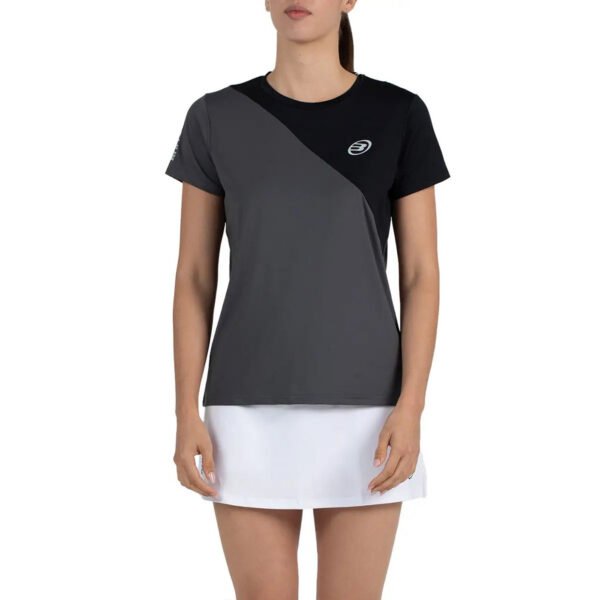 Camiseta Bullpadel Palomero Antracita Mujer