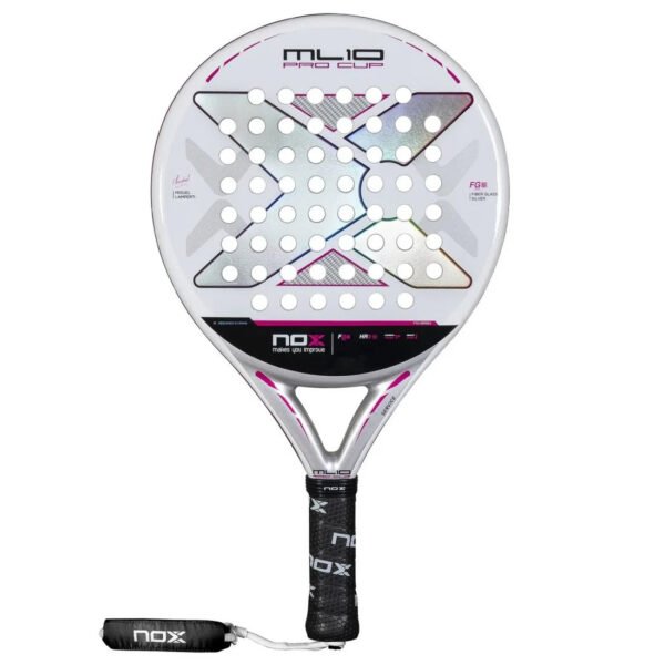 Pala Nox ML10 Pro cup Silver Miguel Lamperti