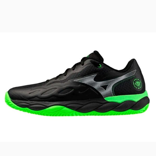 Tenis Mizuno Wave Enforce Court Padel Negro Verde