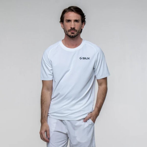 Camiseta Siux Match 26 Hombre Blanco