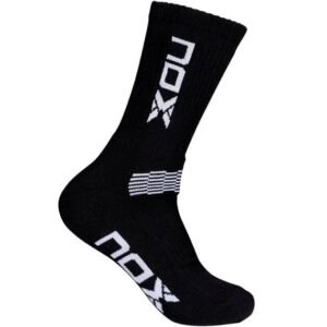 CALCETINES NOX HOMBRE MC NEGROS LOGO BLANCO