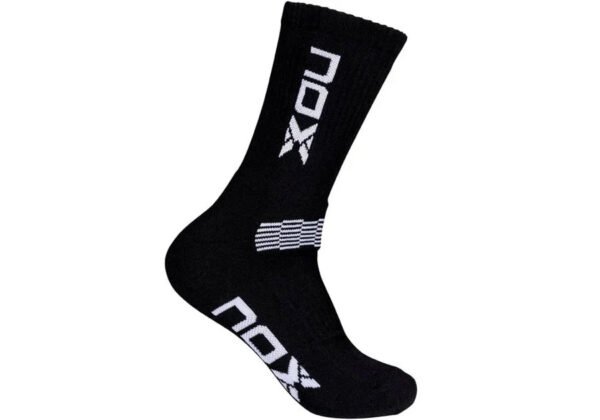 CALCETINES NOX HOMBRE MC NEGROS LOGO BLANCO