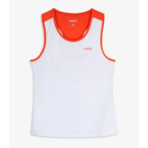 CAMISETA TIRANTES MUJER TEAM WHITE/RED 26