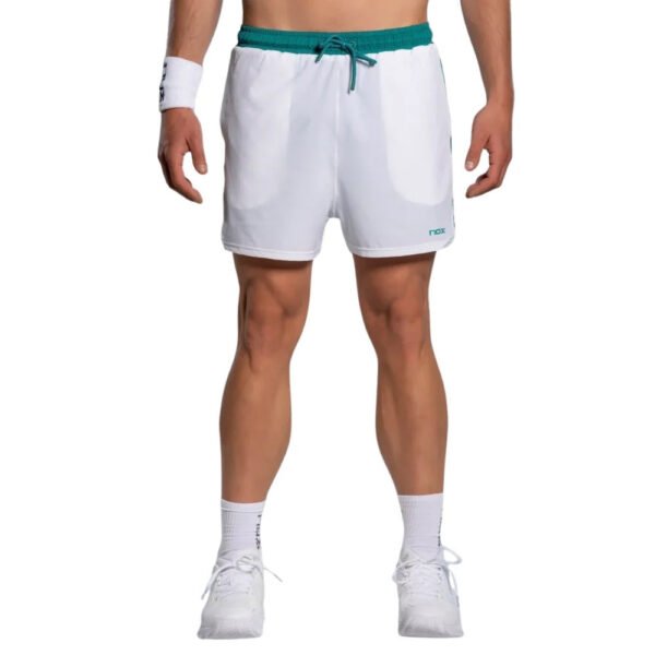 NOX SHORT HOMBRE PRO WHITE/IVY GREEN 26