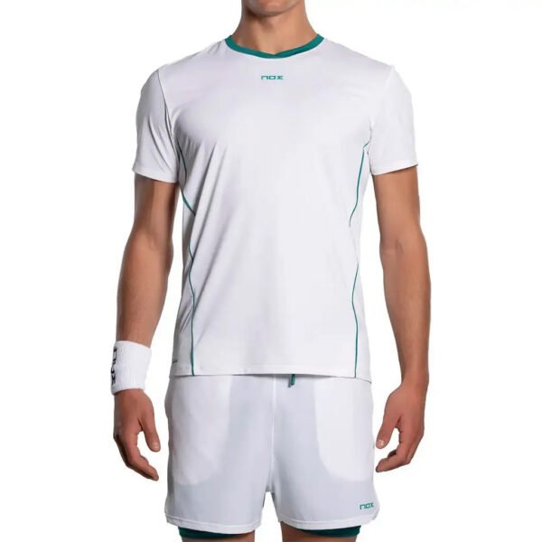 Camiseta Nox Hombre Pro White/Ivy Green