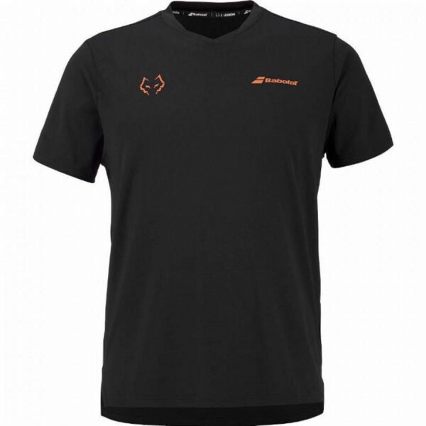 Camiseta Babolat Crew Neck Tee J. Lebron Negro