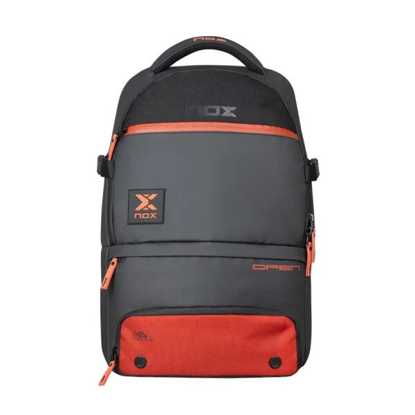 Mochila Nox Open Series Negro/Rojo