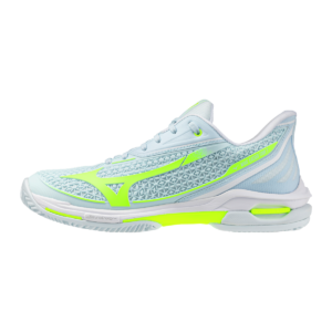 Tenis Mizuno Wave Exceed Tour7 Azul Claro Fluor Mujer