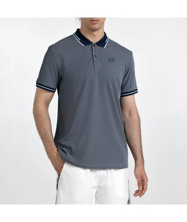 Camiseta Polo Tenfe Azul Marino Tej. Bicolor