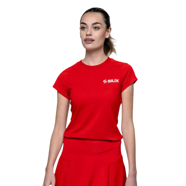 Camiseta Siux Match 26 Mujer Roja