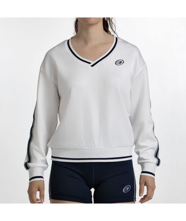 Sudadera Bullpadel Traiser Hueso